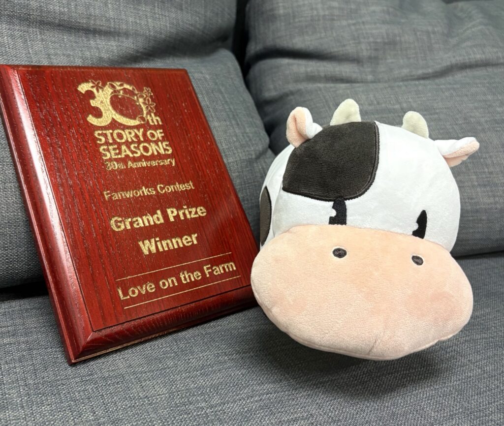 Makeship Bubble Cow Plush & Custom Plaque